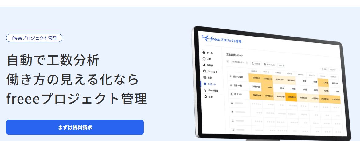 freeeプロジェクト管理