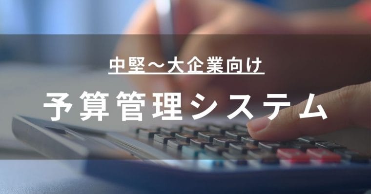 中堅〜大企業向けの予算管理システム比較