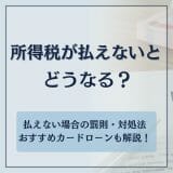 所得税が払えない